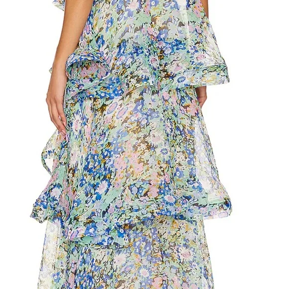 Elliatt Floral Ruffle Maxi Dress - Picture 2 of 3